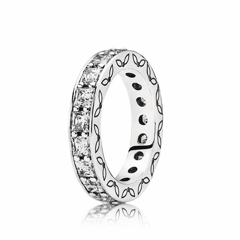 Pandora Infinity Stackable Ring - Sterling Silver/Cubic Zirconia - Canada | DU5452SG